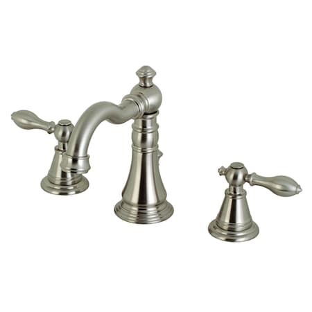 Fauceture FSC1978AL English Classic Widespread Bathroom Faucet, Brushed Nickel FSC1978AL